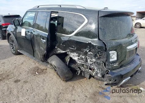 2017 Nissan Armada Platinum z USA, uszkodzony, nr VIN JN8AY2NC5H9505944